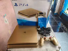 PlayStation PS 4 PS4 Slim Gold RARE 500GB CUH 20xx Fullset 00