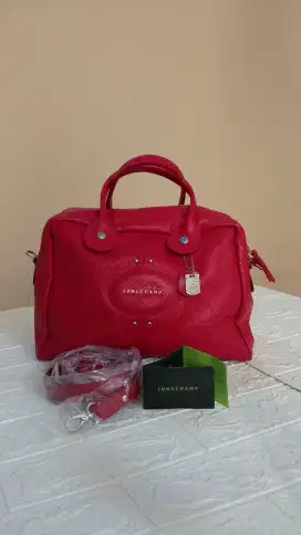 Longchamp Quadri Large - Red