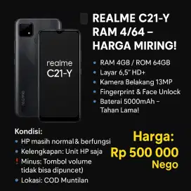 realme c21-y 4/64