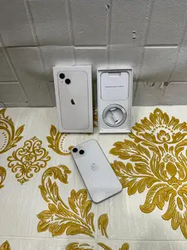 Iphone 13 White 128GB IBOX Second Mulus Fullset Original