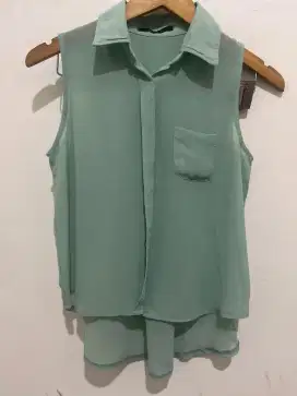 Kemeja/baju wanita tanpa lengan