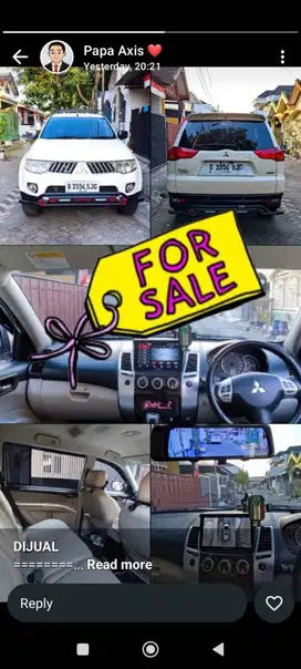 Jual Pajero Sport Exceed 2012 AT