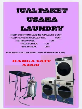 Jual perlengkapan usaha laundry