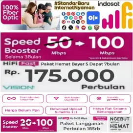 Pasang Wiifi Murah Indosat HIFI Harga Flat