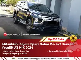 [ LOW KM 5RB ] Mitsubishi Pajero Sport Dakar 2.4 facelift AT 2024/2025