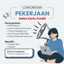 Dibutuhkan segera!
