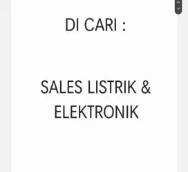 Di cari sales listrik elektronik