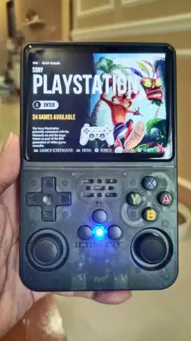 Game Console R36S 128 GB Hitam transparan -  like New