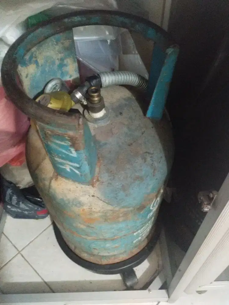 Tabung gas 12 Liter + Gas Regulator Otomatis