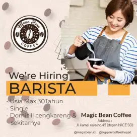 Dibutuhkan segera barista dan kitchen