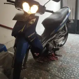 Suzuki Shogun 125 R biru cakep 2007