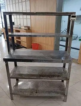 Meja Stainless Steel Rak 5 Tingkat