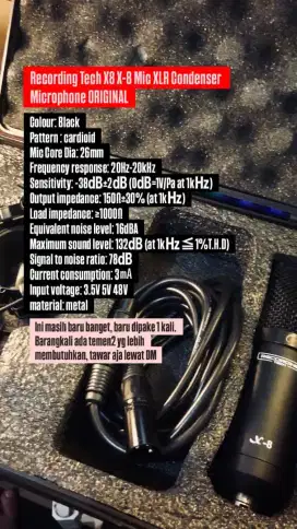 Mic condensor baru 2x pake