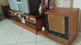 Rak Tv 3in1 kayu
