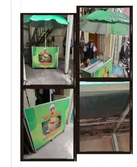 Meja dan payung