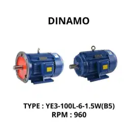 Dinamo Mesin Motor/Motor Listrik/Electro Motor/EOBO YE3-100L-6-1.5