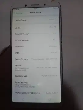 Oppo F5 ram 4/32 GB