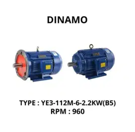 Dinamo Mesin Motor/Motor Listrik/Electro Motor/EOBO YE3-112M-6-2.2
