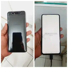 Samsung Galaxy A80 8/128GB Minus lcd retak pakai aman