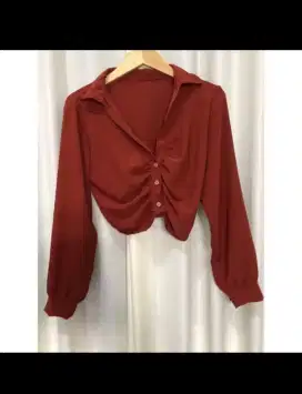 Kemeja Croptop Wanita Murah