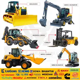 Wheel Loader Carmix Mixer BullDozer Excavator Forklift Mobile Crane