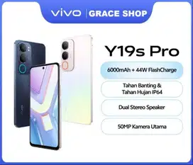 Vivo Y19s Pro 4/128 GB - 6000mAh +44W FlashCharge, Tahan Banting & Air
