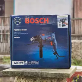 Bor BOSCH GSB 600 Power Drill Impact Beton ,Besi,Kayu Dll • BNOB