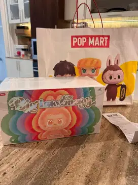 POP MART Labubu V3 Big Into Energy set Sealed (struk untuk verifikasi)