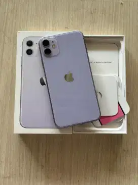 iPhone 11 64gb lengkap garansi resmi ibox sinyal aman normal nominus