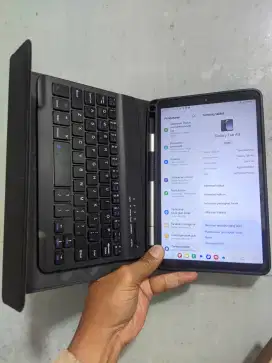 Samsung galaxy tab a9 fullset wifi cellular + keyboard hardcase + pen