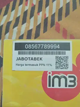 Perdana im3 11 digit cantik murahrah