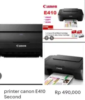printer canon e410 bisa print dan scan