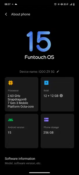Vivo IQOO Z9 12+12/256 GB