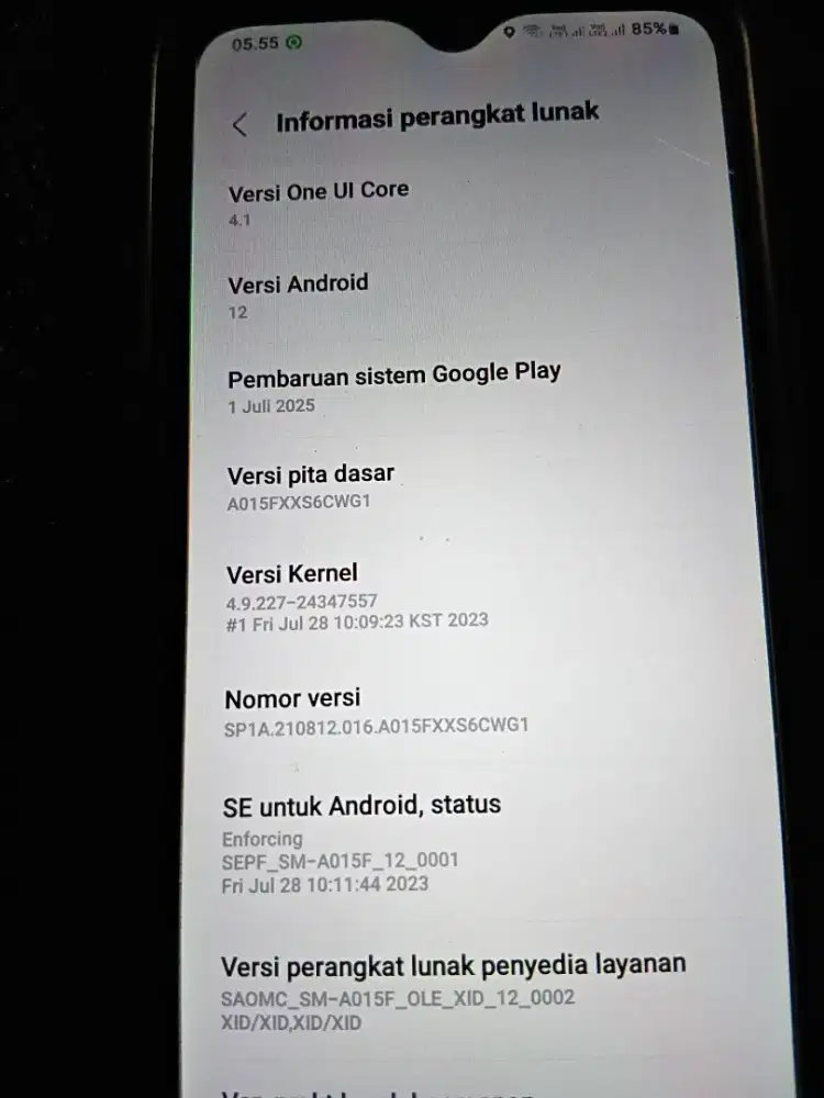 Samsung galaxy A01