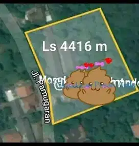 Tanah 4.416 bonus kontrakan 17 pintu dan 1 rumah
