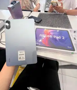 Redmi pad 2 . Ram 4+4/128. Bisa kredit bunga mulai 0%