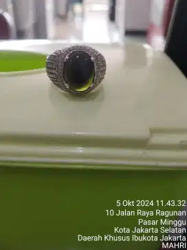 batu bacan coklat natural