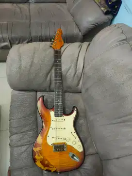 Gitar original Dean zelinsky Z glide private lebel,gitar pasar eropa