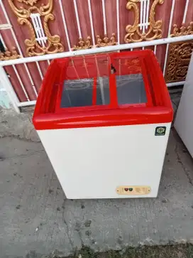 jual freezer sleding kaca kapasitas 100 liter