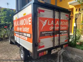 Isuzu panther pick up box tahun 2008 km 170ribuan warna hitam