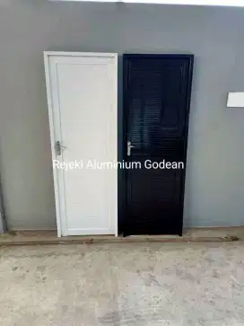 Pintu kamar mandi aluminium handle slot