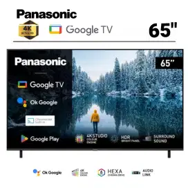 PANASONIC Premium 4K UHD GOOGLE TV 65 Dolby Vision 65NX600G Hexa HDR