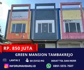 2 Lantai ‼️jual Ruko Green Mansion Tambakrejo (Daerah Pondok Tjandra)