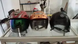 helm motor merk shel dan mio