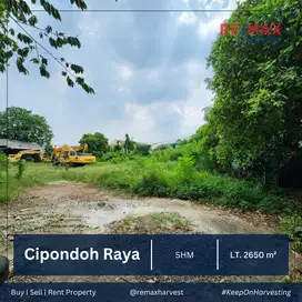 DIJUAL HARGA B.U KAVLING KOMERSIAL POSISI HOOK CIPONDOH RAYA TANGERANG