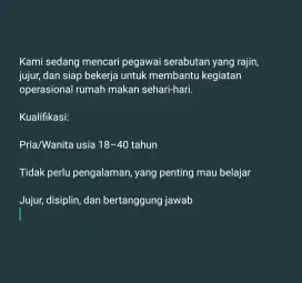 Di cari untuk bantu bantu potong- potong di dapur