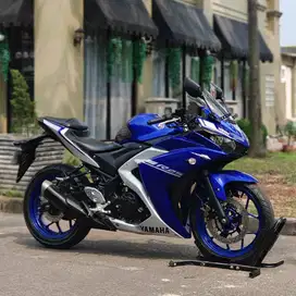 YAMAHA R25 V1 BIRU 2017 KM 10K PAJAK HIDUP NO MINUS