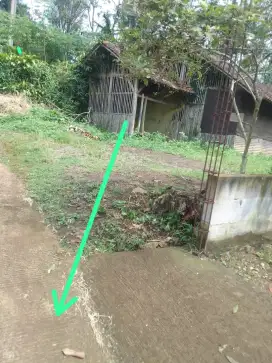 Jual tanah pingir jalan luas 45tmbk srt SHM lokasi Baros banjaran