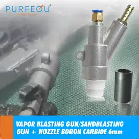 Alat Vaporblasting Sandblasting Gun Purfequ Full Set with Nozzle