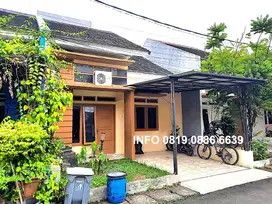 Rumah cluster 2 km stasiun jurang mangu bintaro bebas banjir